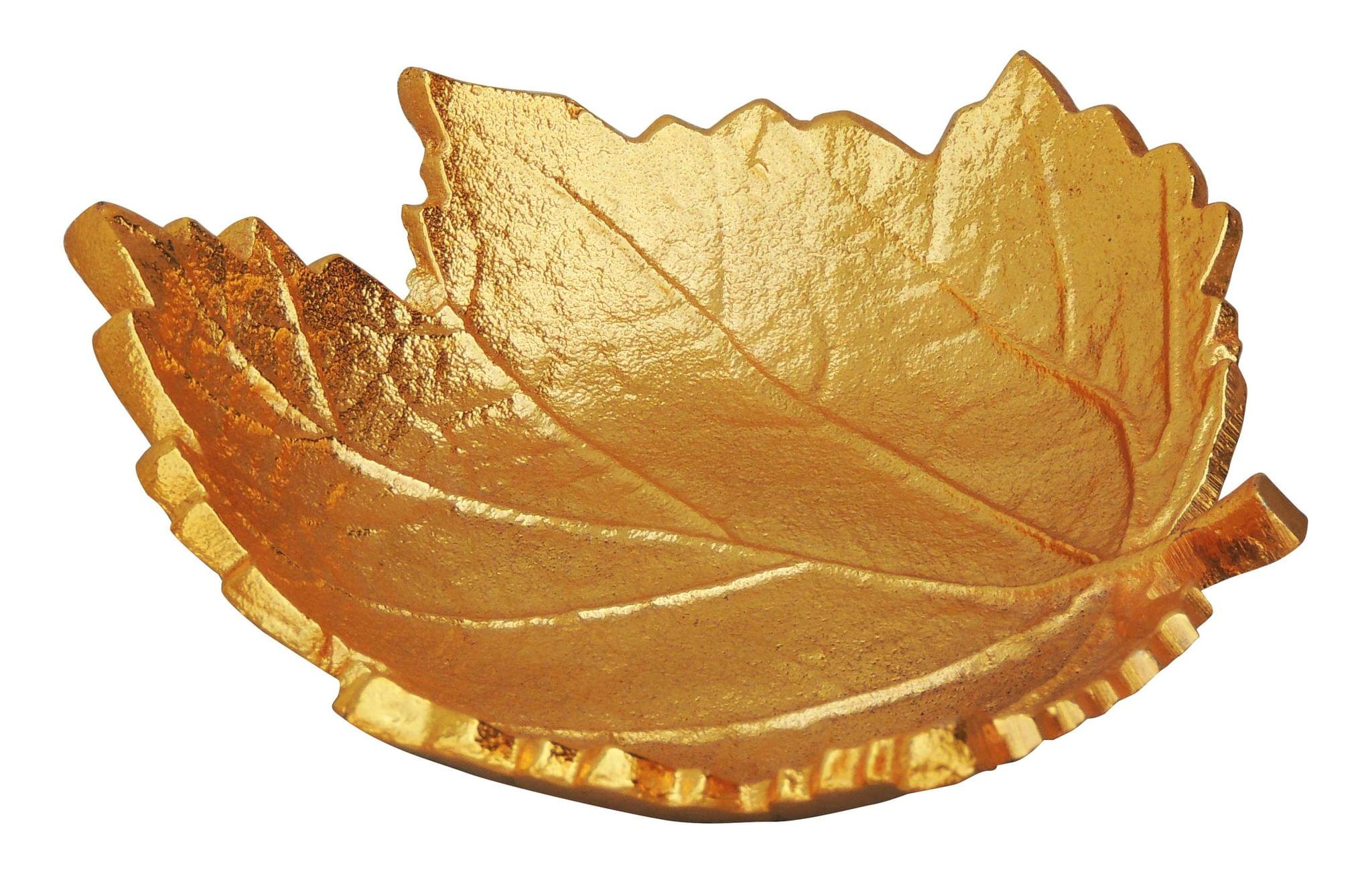 Decorative Leaf Gold Plated