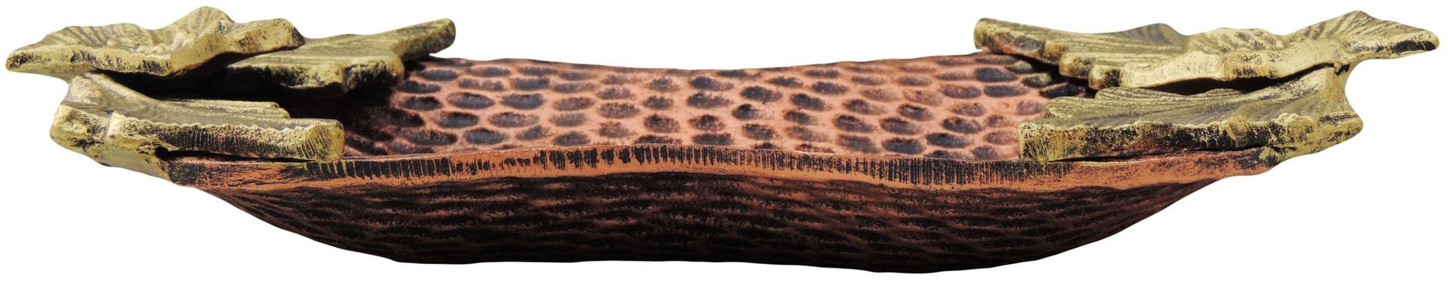 Decorative Copper oval plate - Image 2