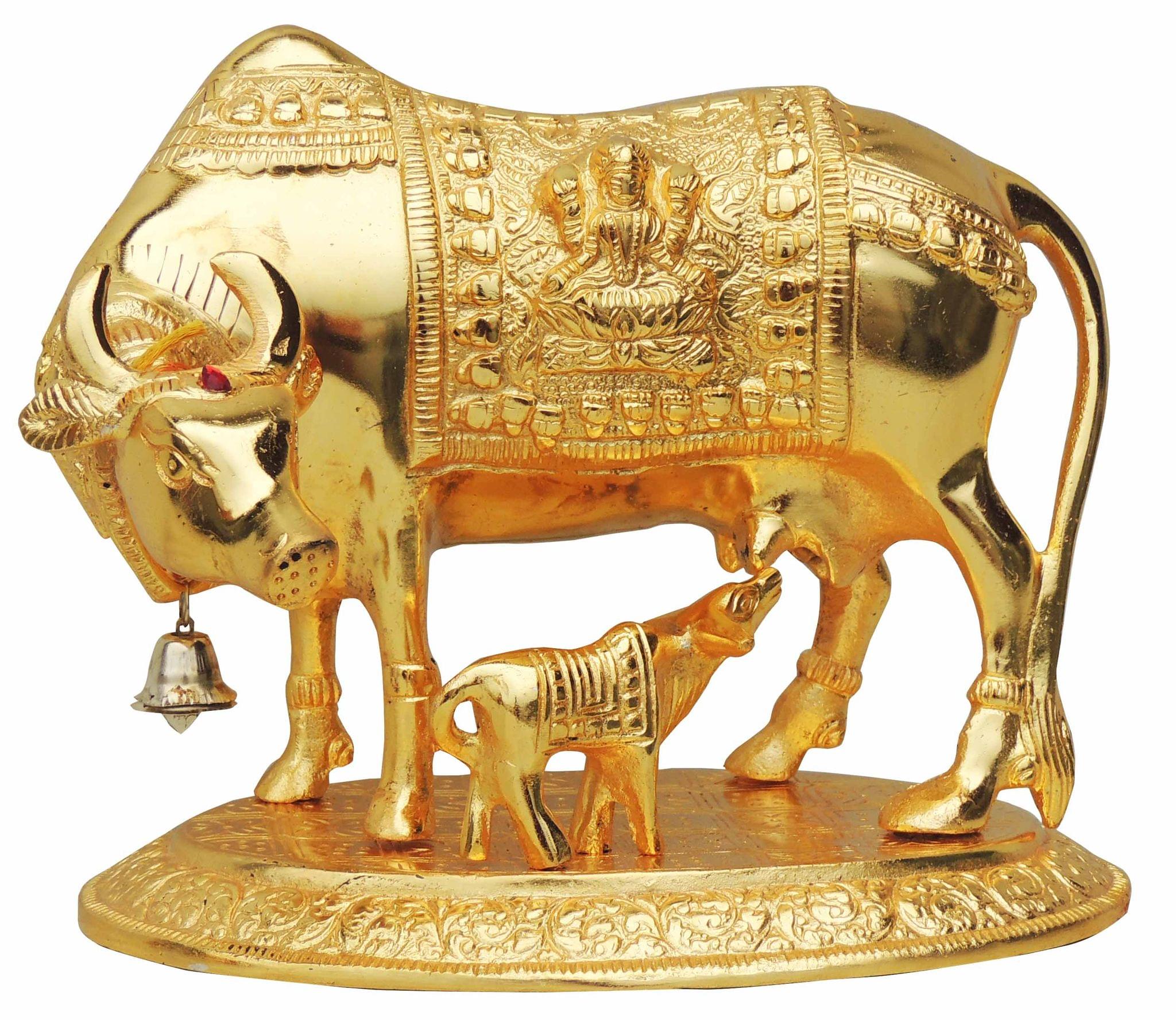Showpiece Cow & Calf Statue