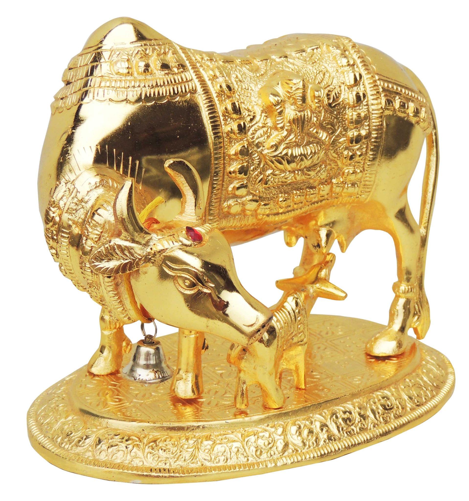 Showpiece Cow & Calf Statue - Image 2