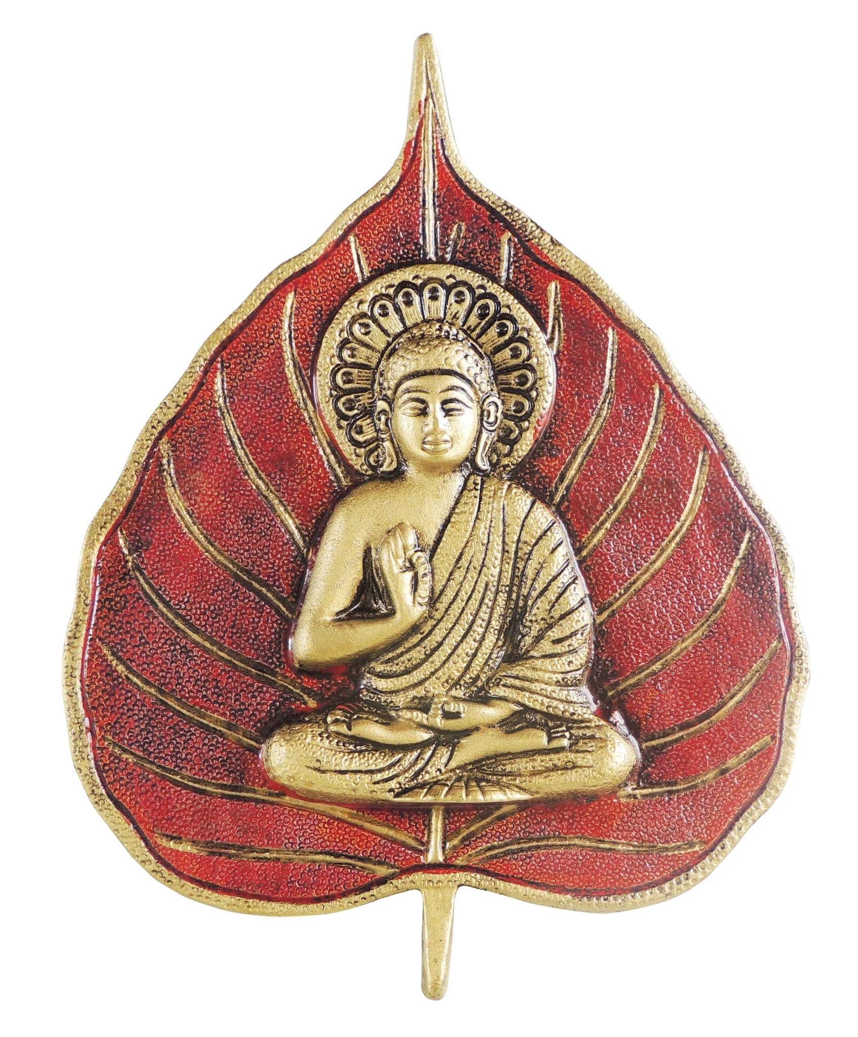 Aluminium Wall Hanging Showpiece Buddha patta