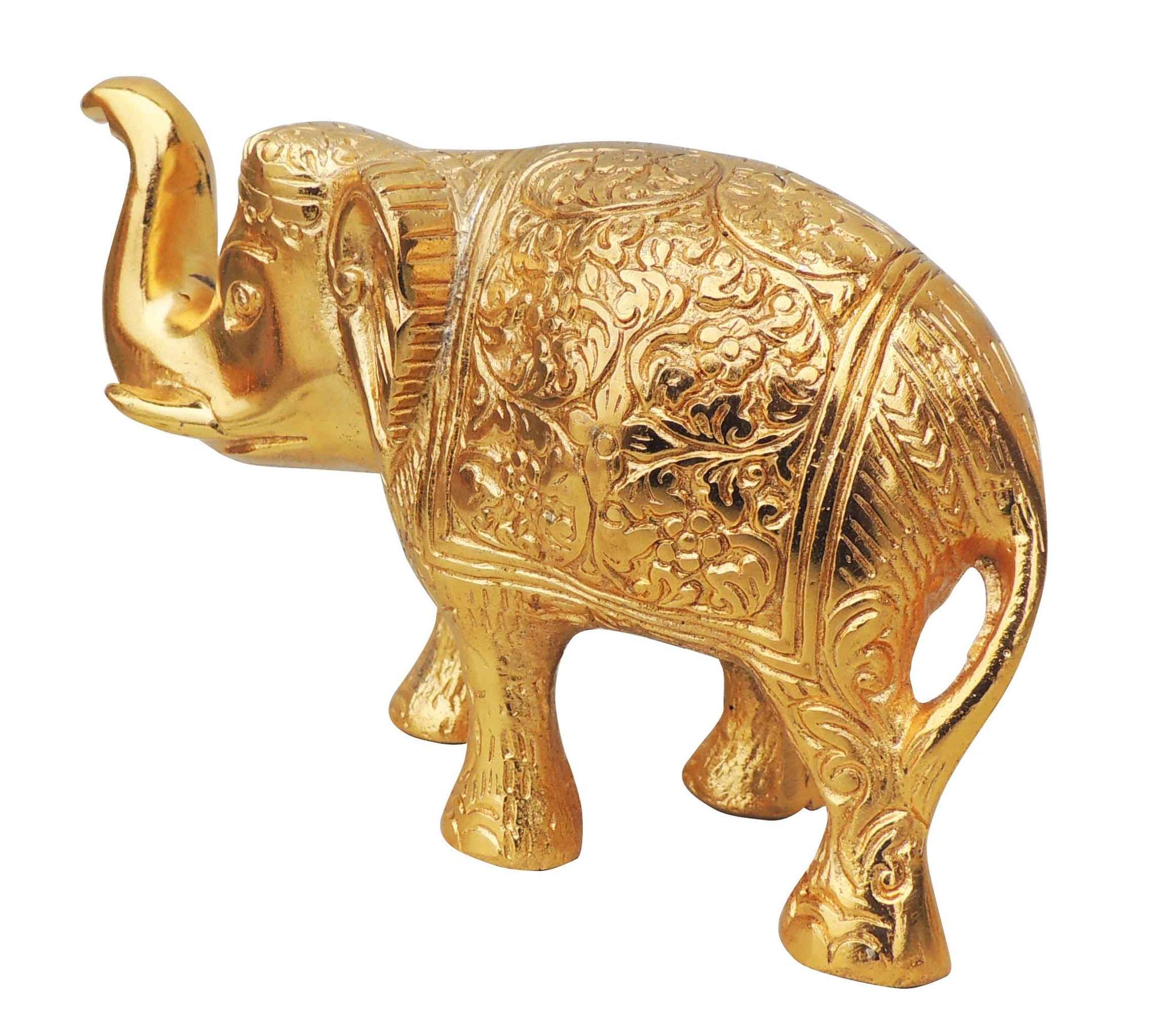 Aluminium Showpiece Elephant Small - Image 4