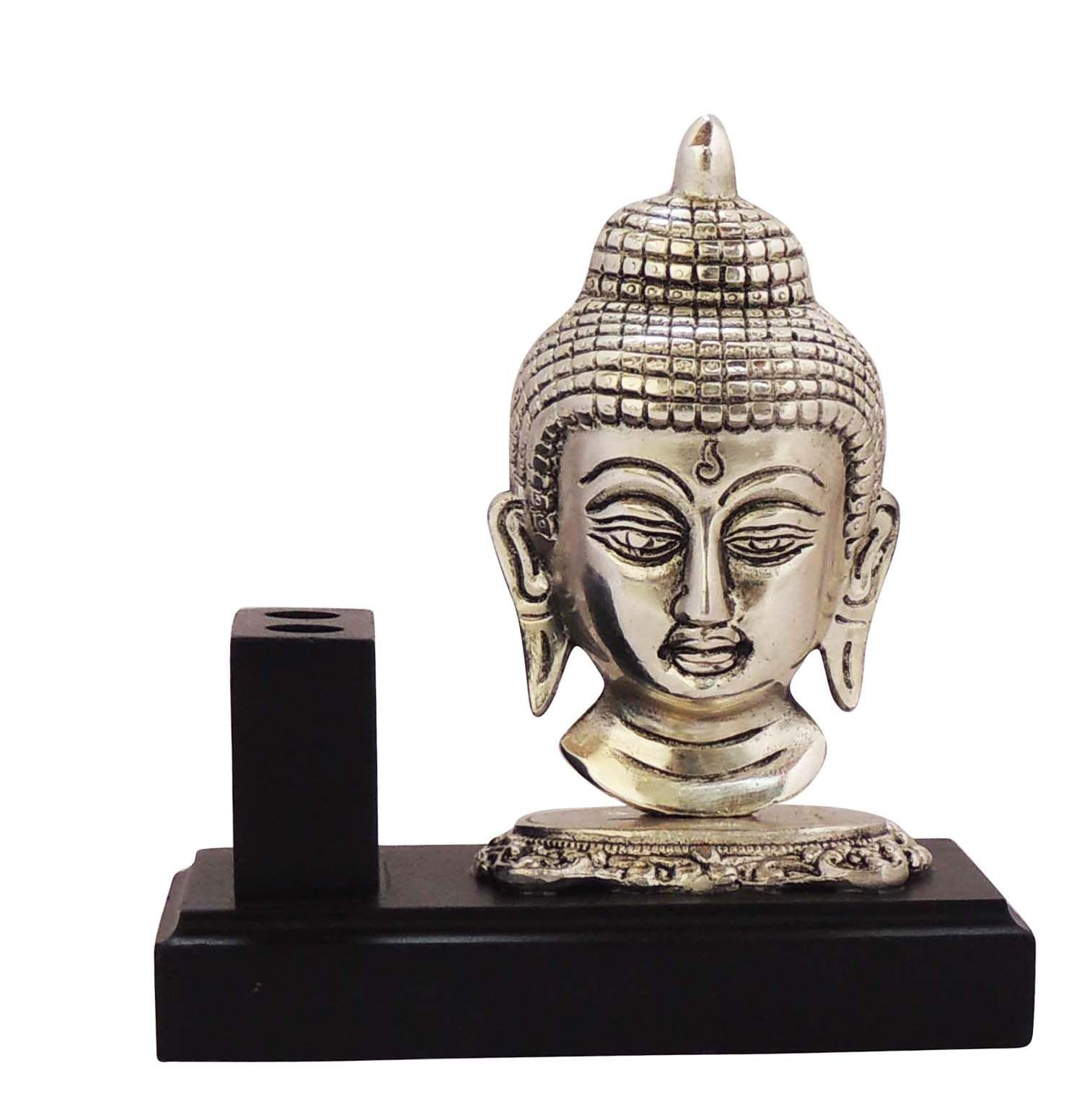 Showpiece Pen Holder With Buddha Statue