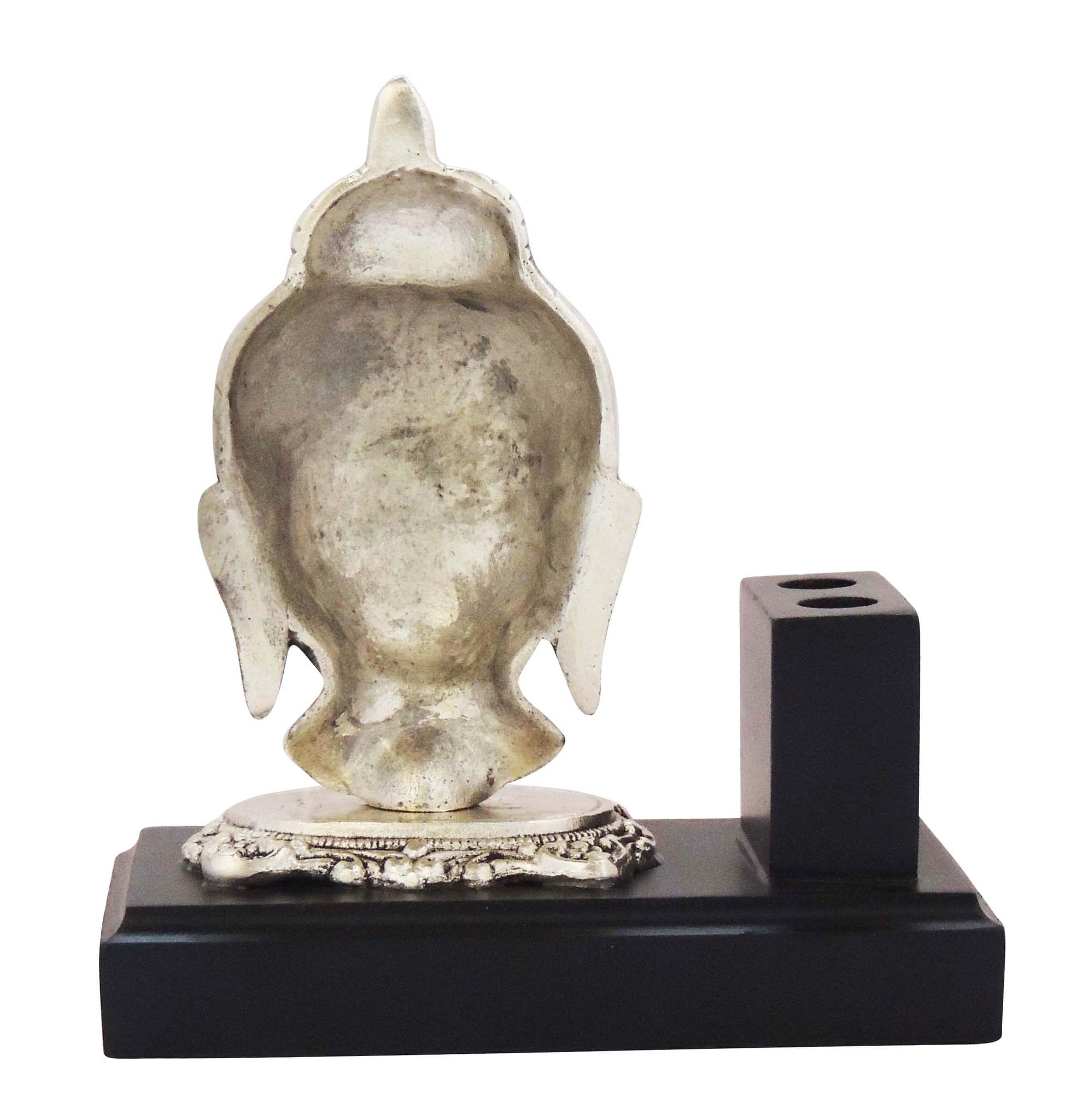 Showpiece Pen Holder With Buddha Statue - Image 2