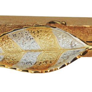 Brass Showpiece Neem Leaf Two Tone Diwali Gifting Item