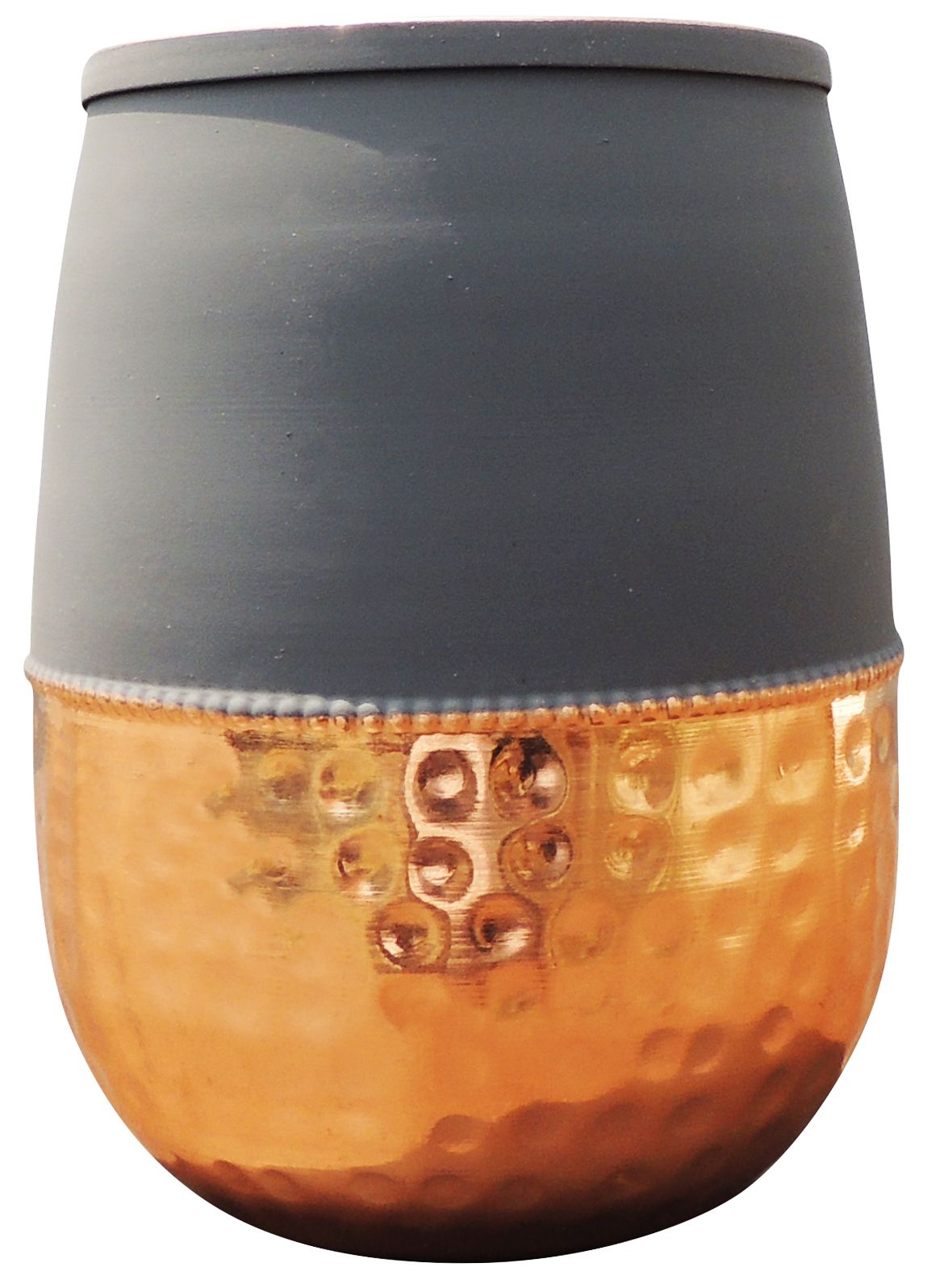 Copper Damru Glass Grey - Image 2