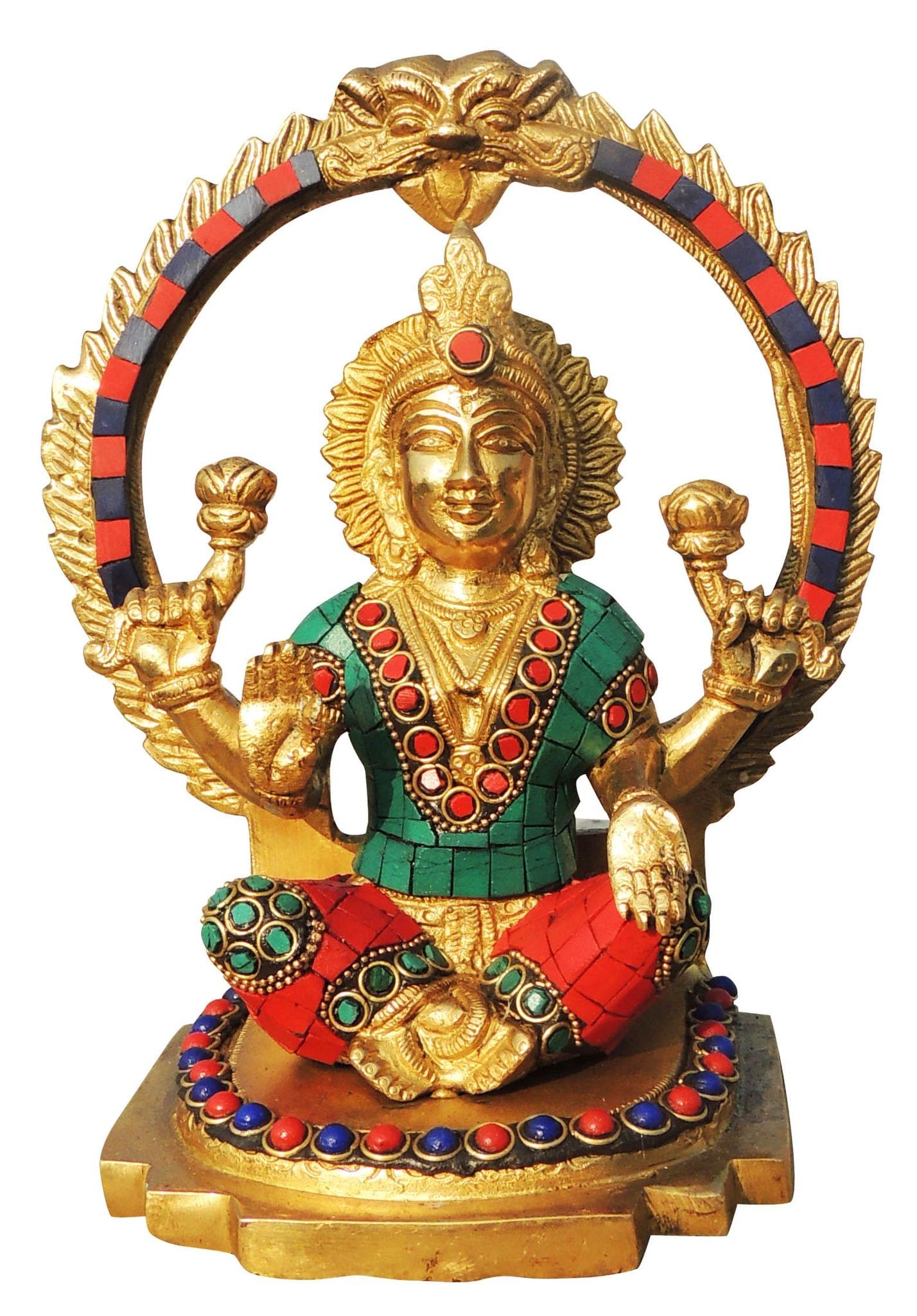 Brass Showpiece Laxmi Ji Statue