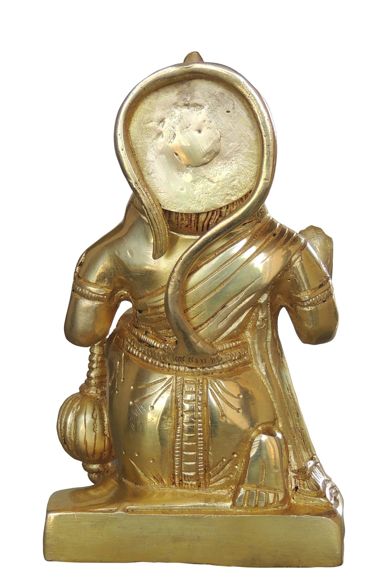 Brass Showpiece Hanuman Ji God Idol Statue - Image 2