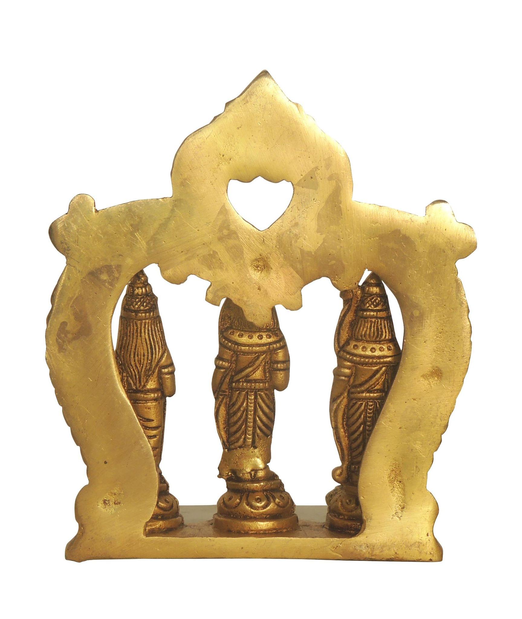 Brass Showpiece Ram Darbar God Idol Statue - Image 2