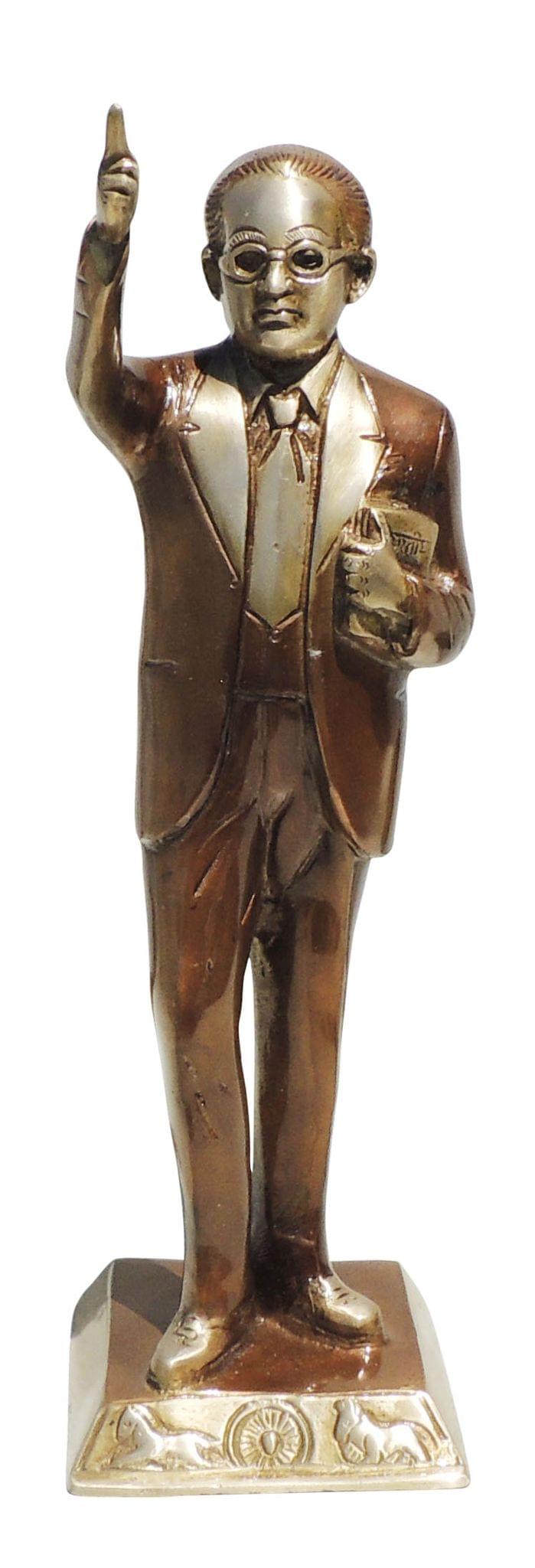 Brass Showpiece Ambedker Standing Statue - Image 3