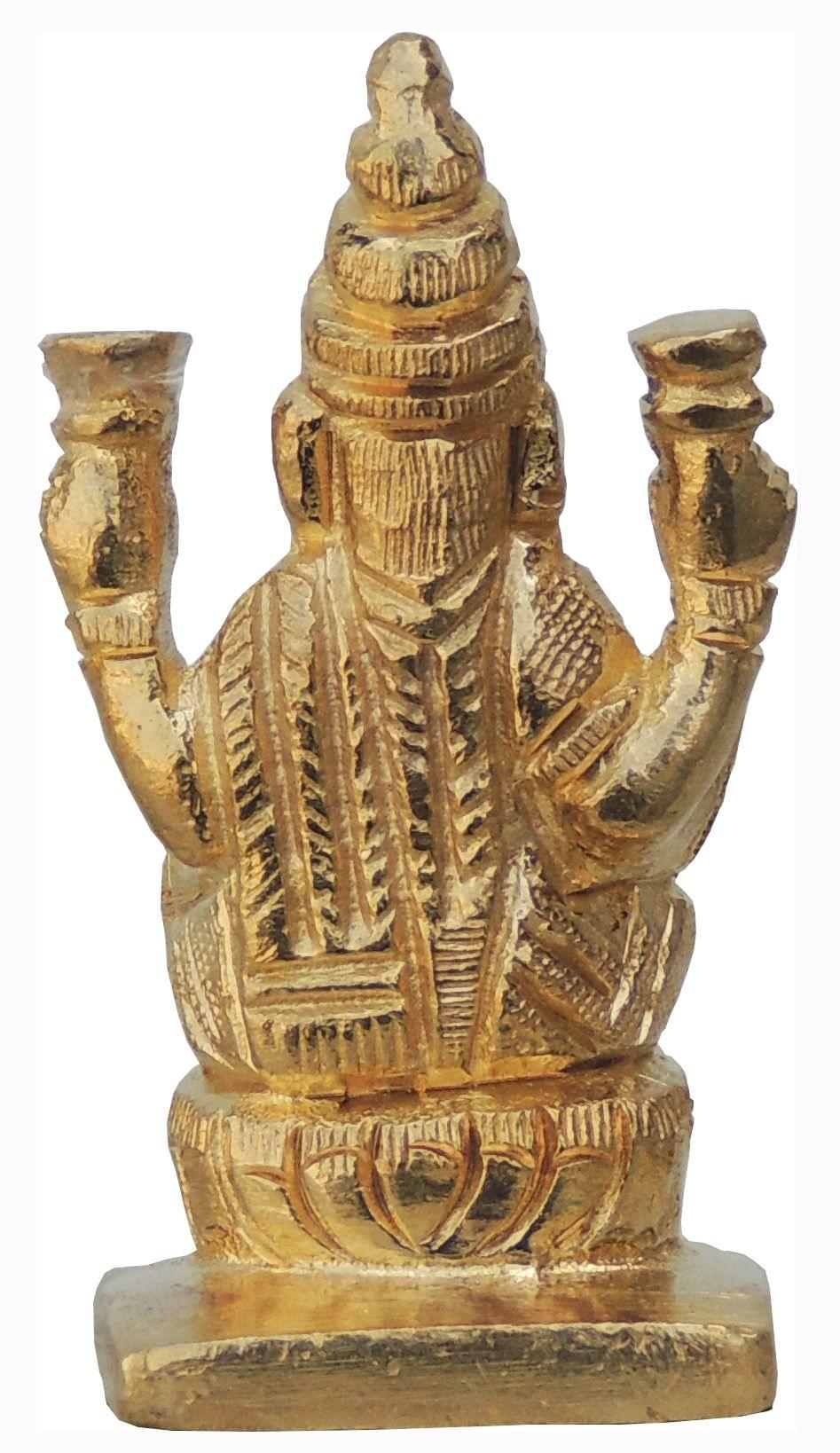 Brass Showpiece Laxmi Ji Statue - Image 2