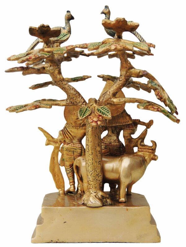 Radha Tree Brass Radha Krishna Tree - BharatSeLo