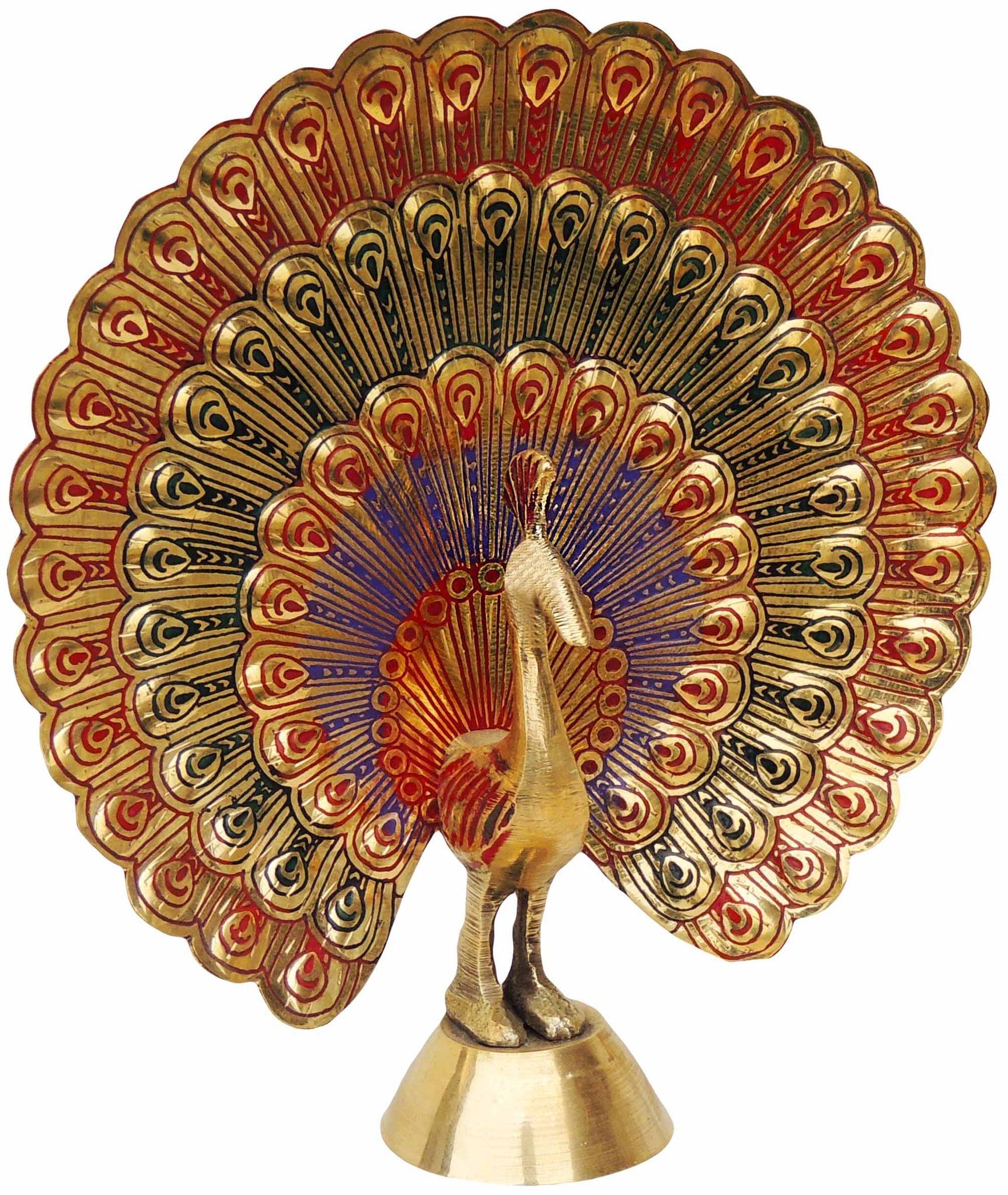 Brass Decorative Showpiece Peacock More - Image 2