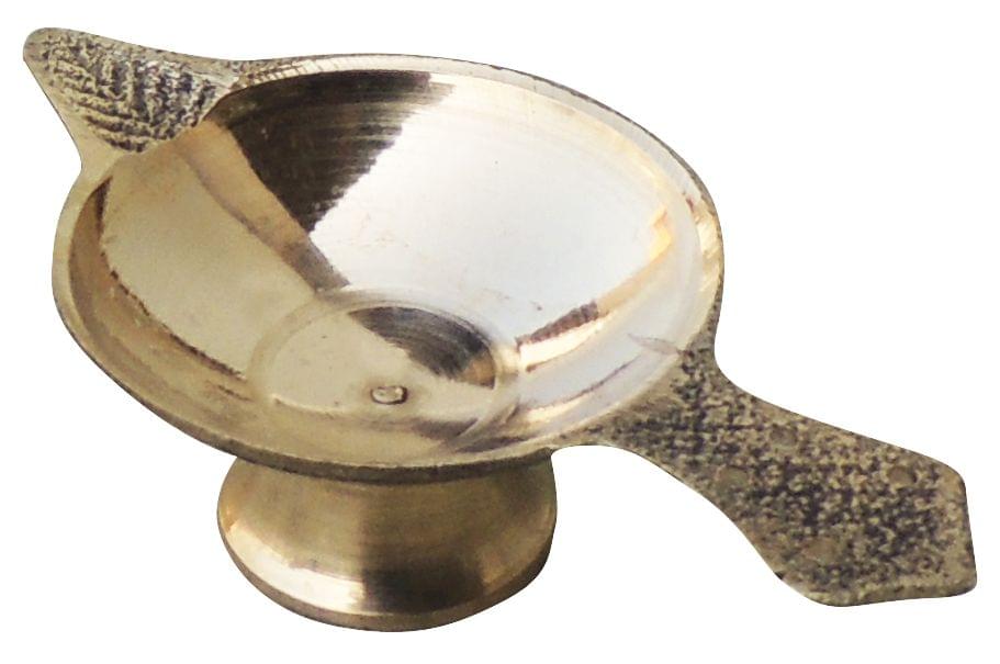Brass Table Decor Oil Lamp Deepak No. 1 - Image 3
