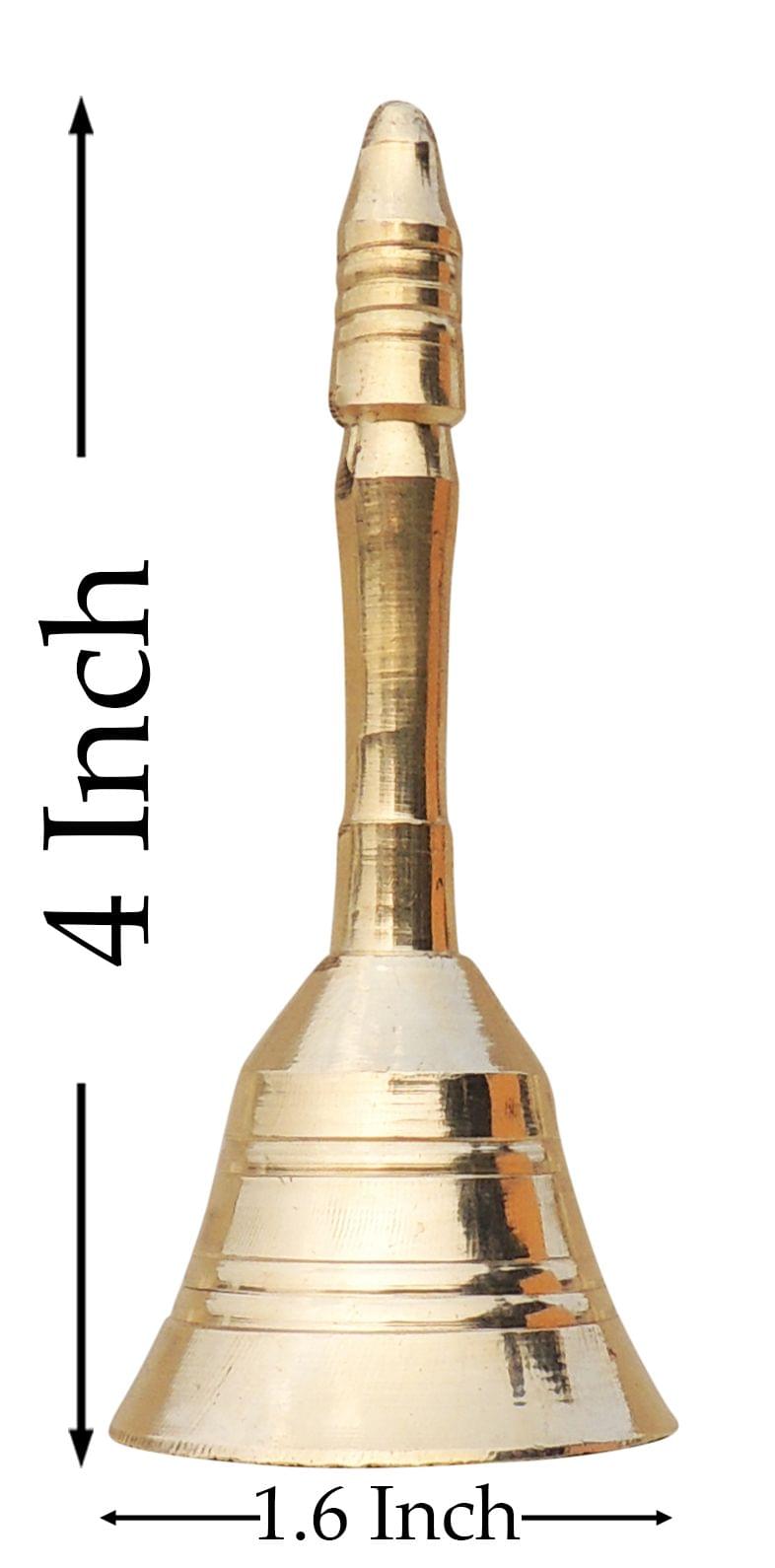 Brass Pooja Hand Bell, Meenar Ganti