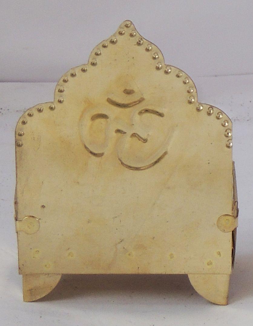Brass Singhasan Sheet For God Idol - Image 2