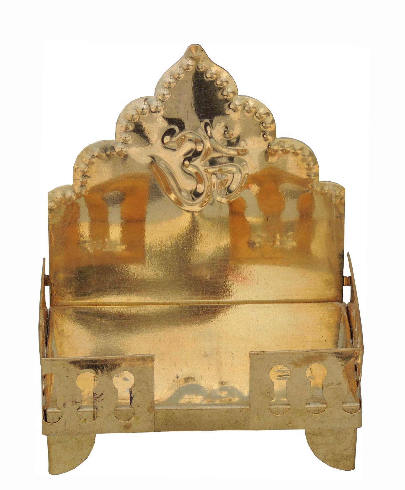 Brass Singhasan Sheet For God Idol No. 4