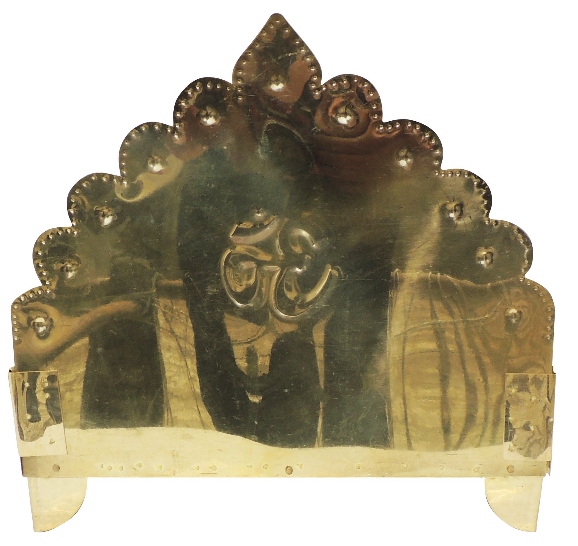 Brass Singhasan Sheet For God Idol - Image 3