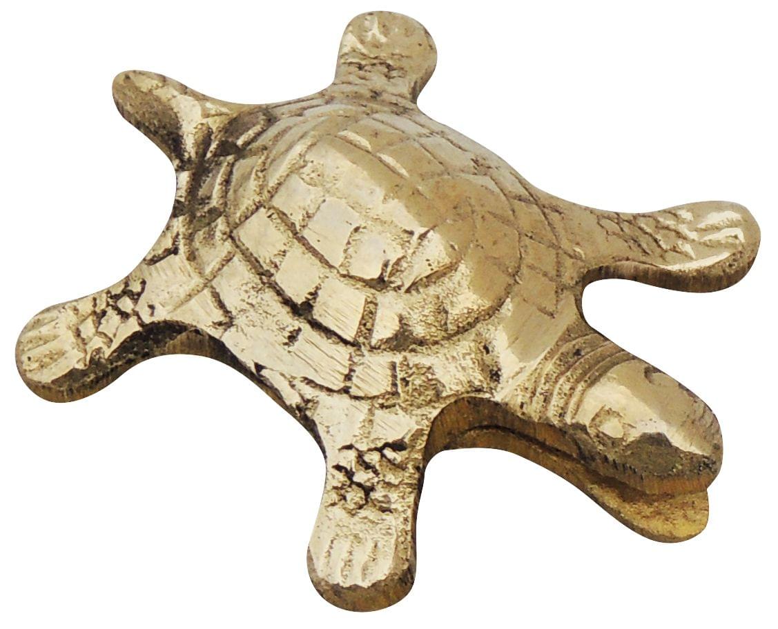 Brass Showpiece Tortoise Statue Small - Image 2