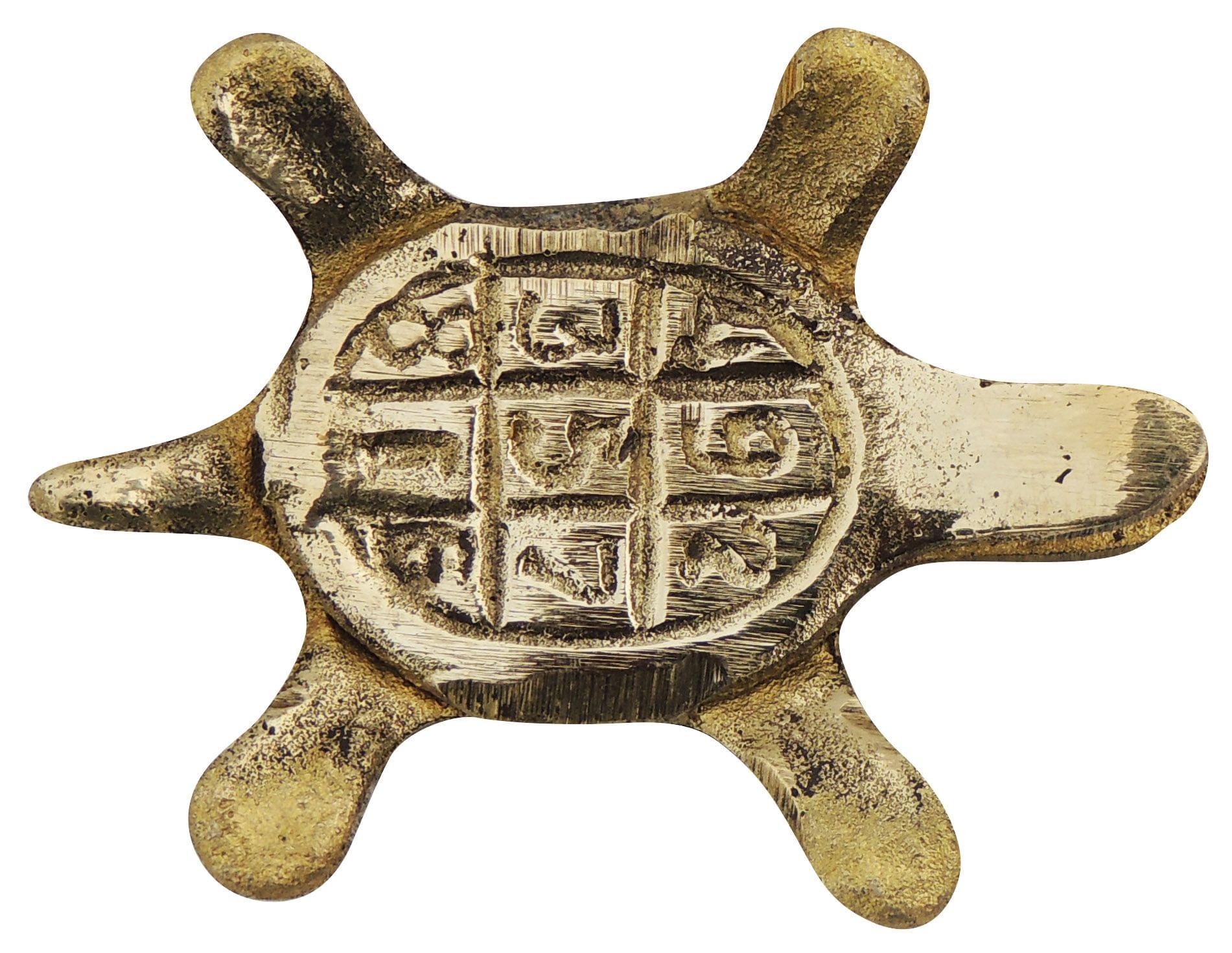 Brass Showpiece Tortoise Statue Small - Image 4