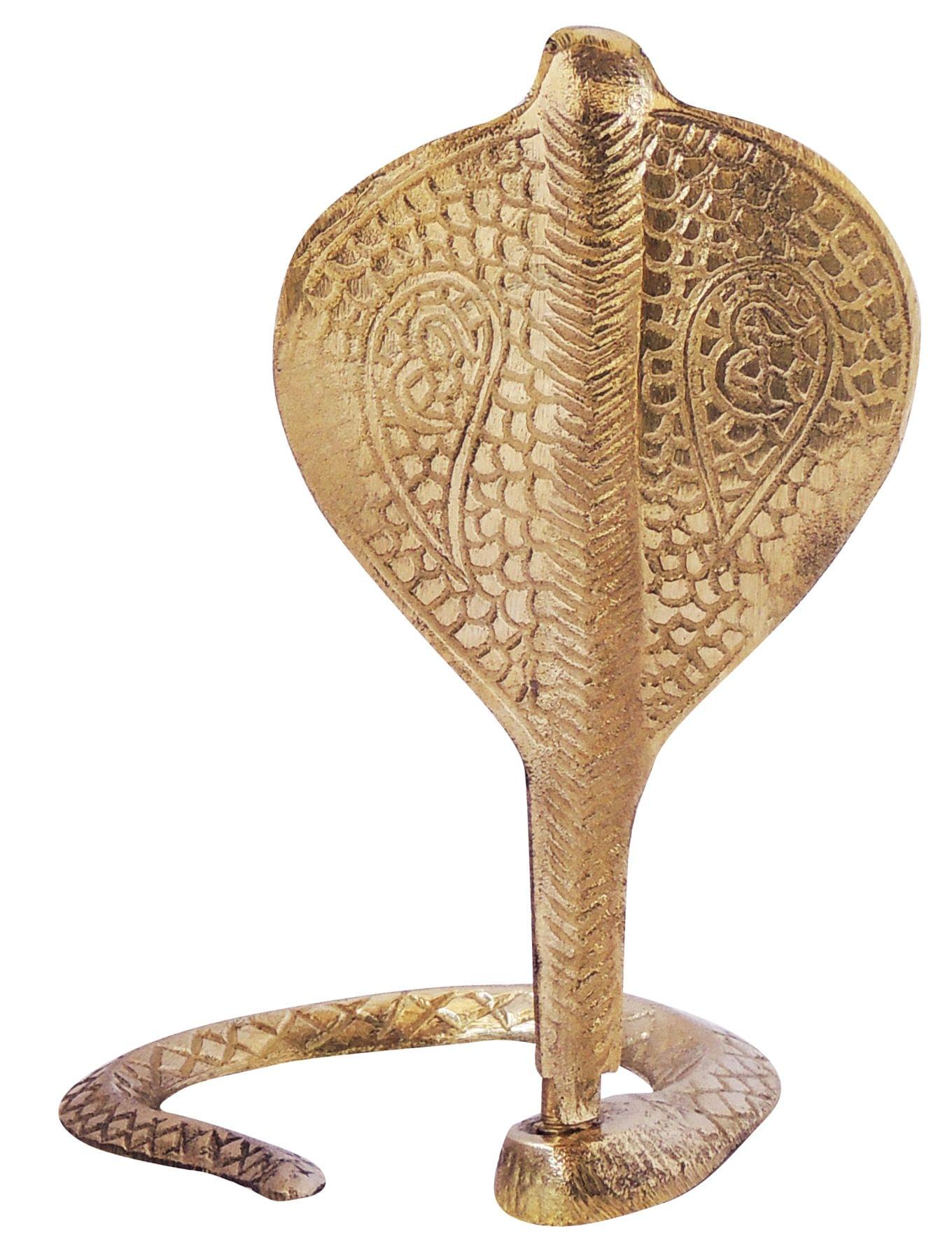 Brass Snake (For Shivling)