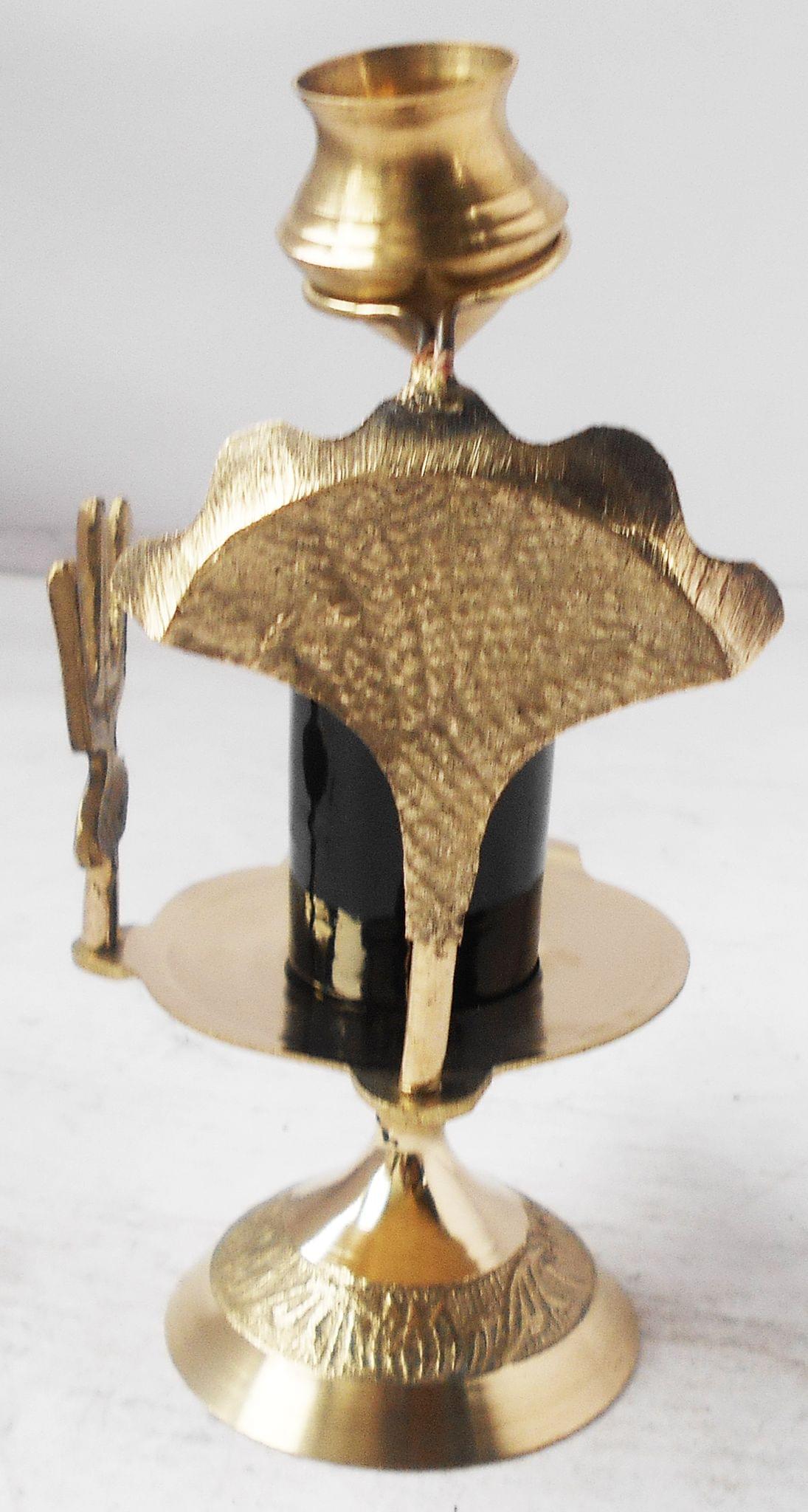 Brass Shiv Ling Black Stone No. 3 - Image 4