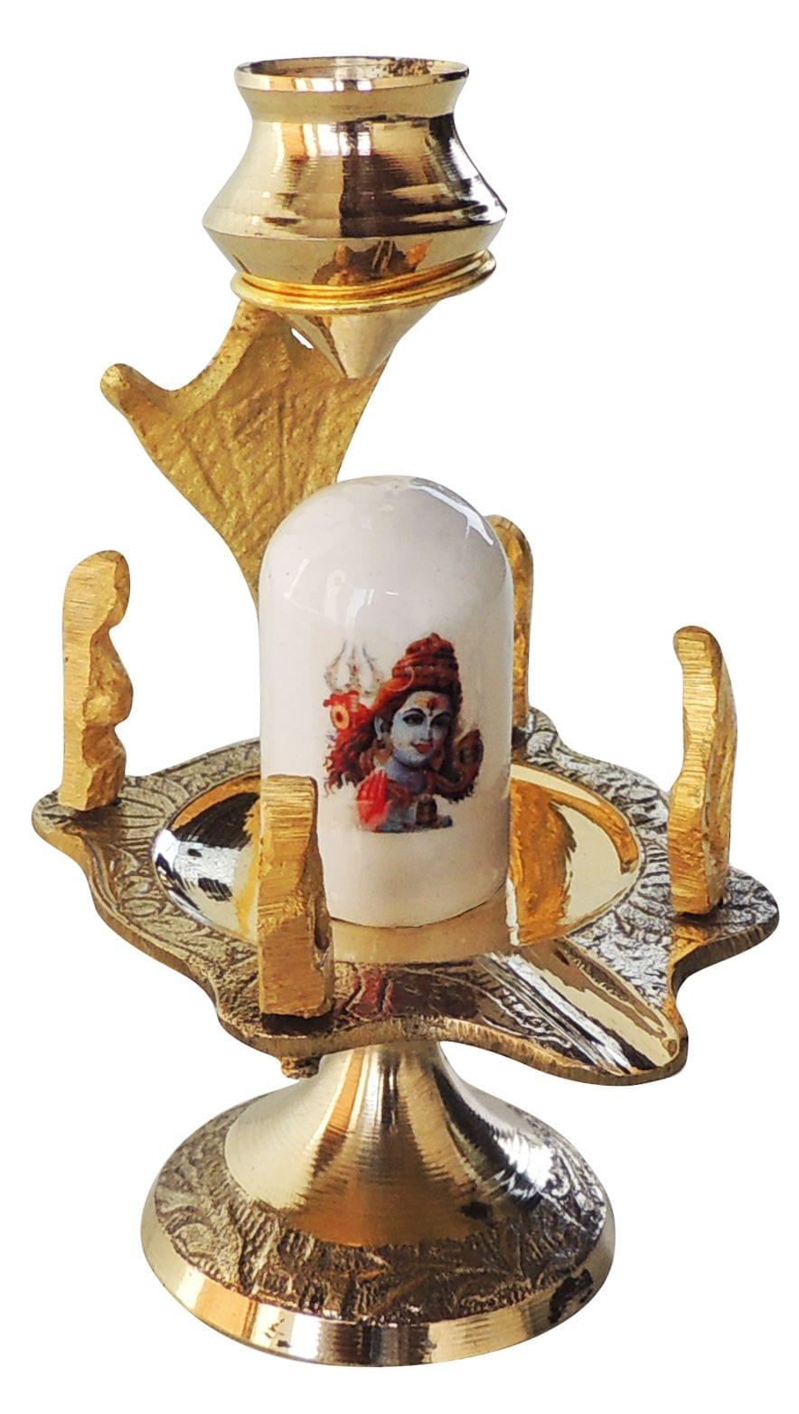 Brass Shivparivaar White stone no. 1 - Image 2