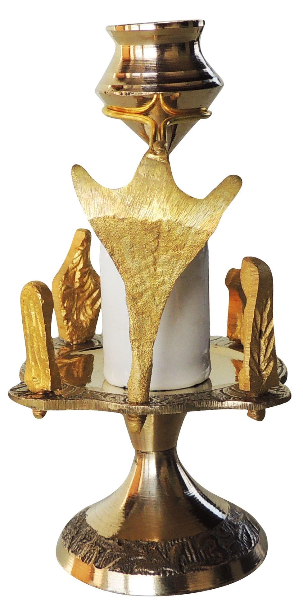 Brass Shivparivaar White stone no. 1 - Image 3