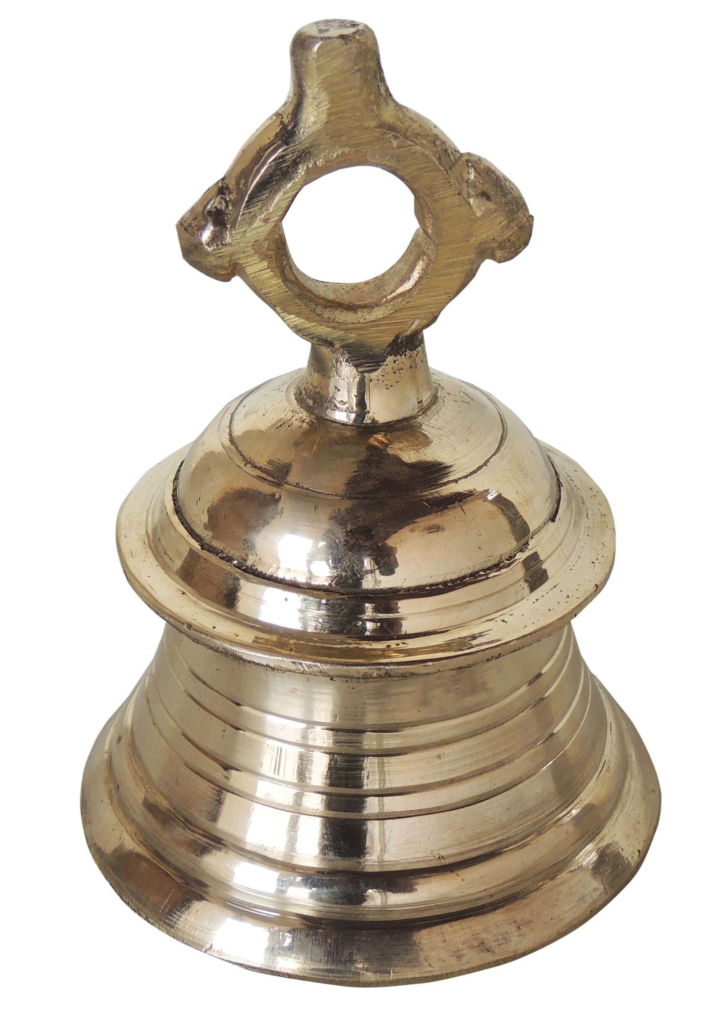 Brass Temple Hanging Bell ,Ghanta (750 gm) - Image 3