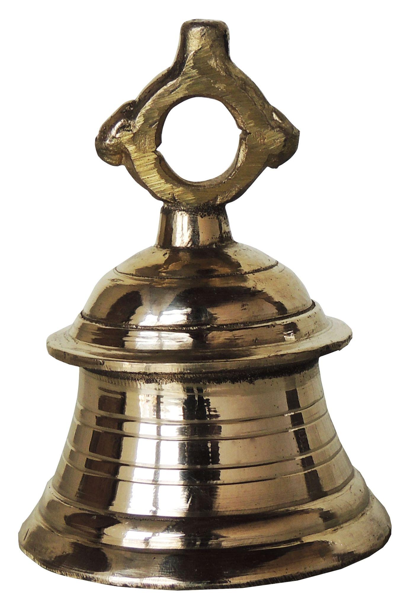 Brass Temple Hanging Bell ,Ghanta (750 gm) - Image 2