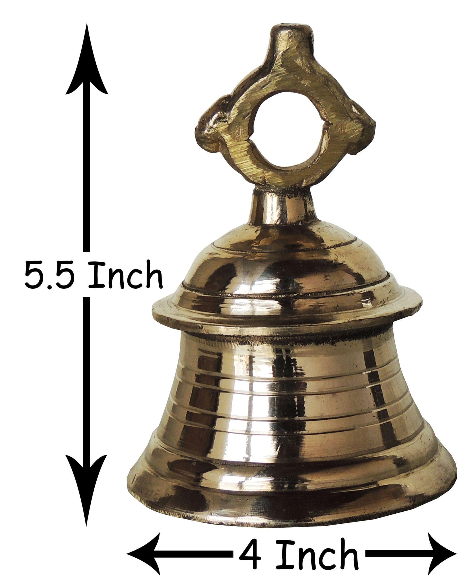 Brass Temple Hanging Bell ,Ghanta (750 gm)