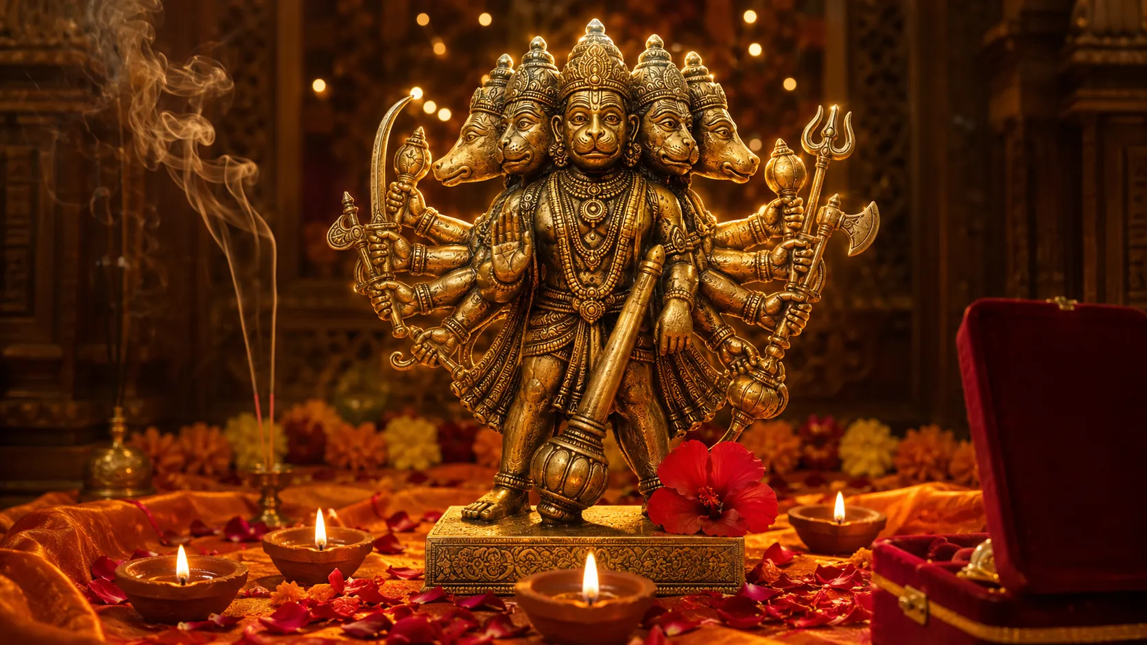 Brass Hanuman Ji Murti For Diwali Gift