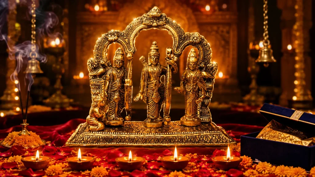 Brass Ram Darbar For Diwali Gift