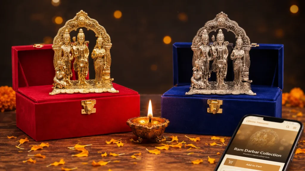 Buy Brass Ram Darbar Idols and Statues