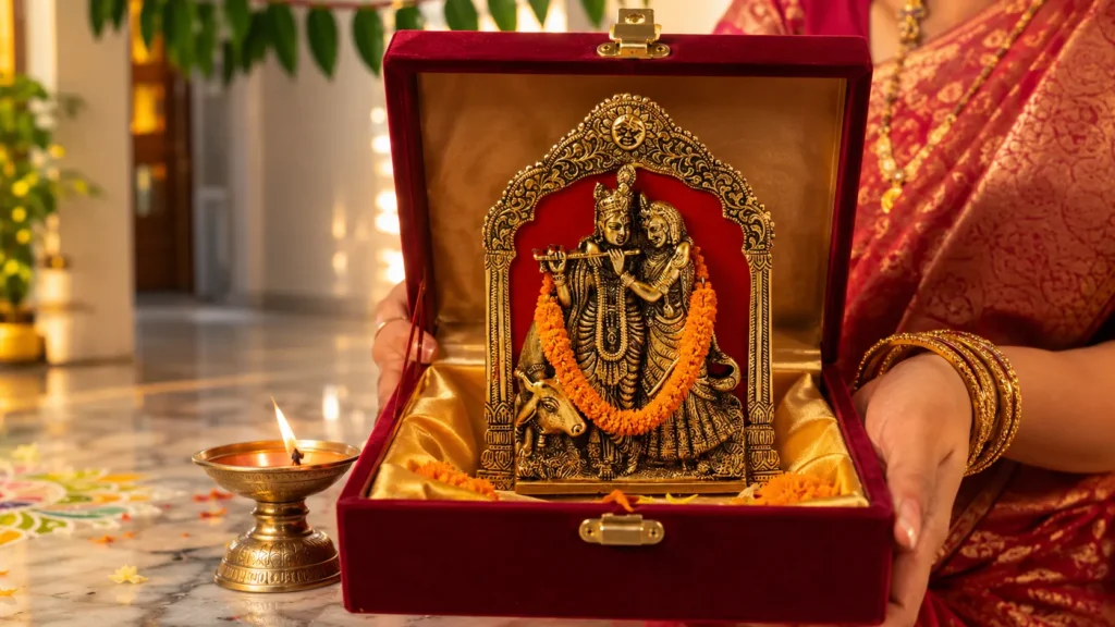 Can We Give Radha Krishna's Idol as a Gift for Griha Pravesh