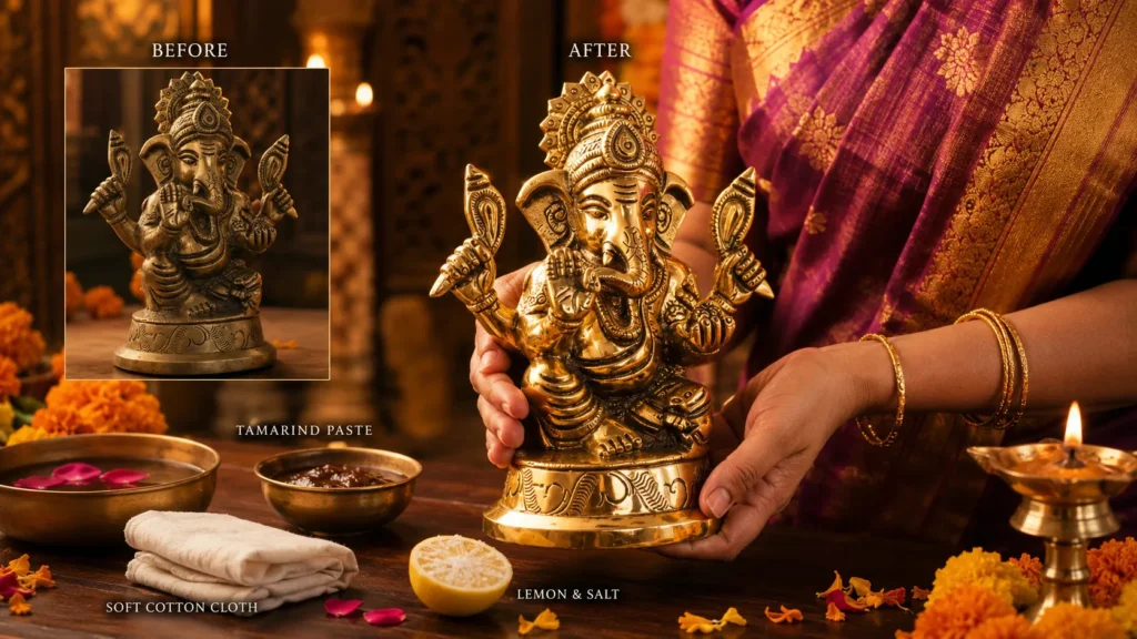 How to Clean Brass Idols at Home