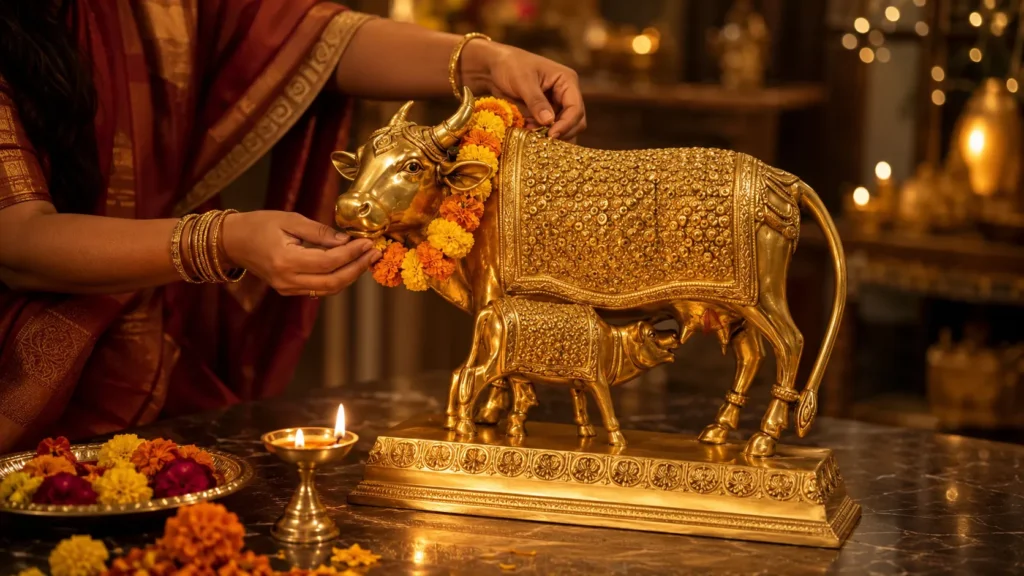 Why a Brass Kamdhenu Statue is the Right Choice for Diwali