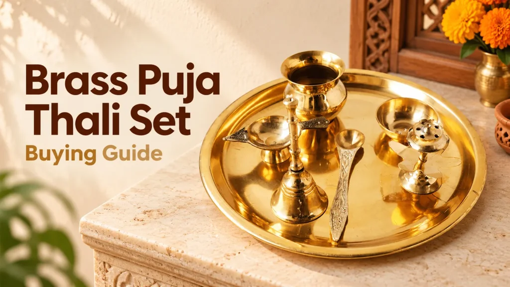 Brass Puja Thali Set