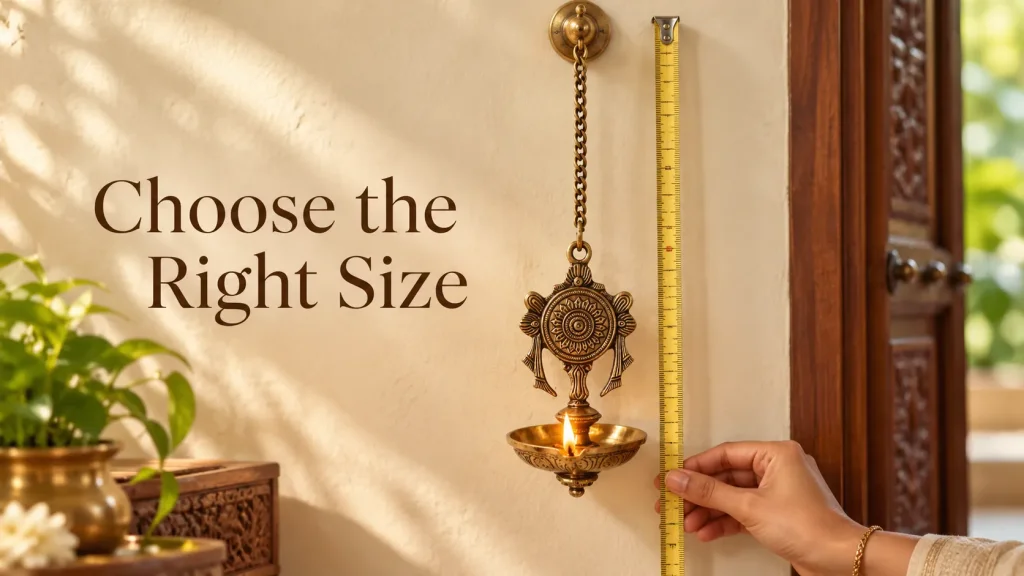Choosing the Right Size for a Diya Wall Hanging