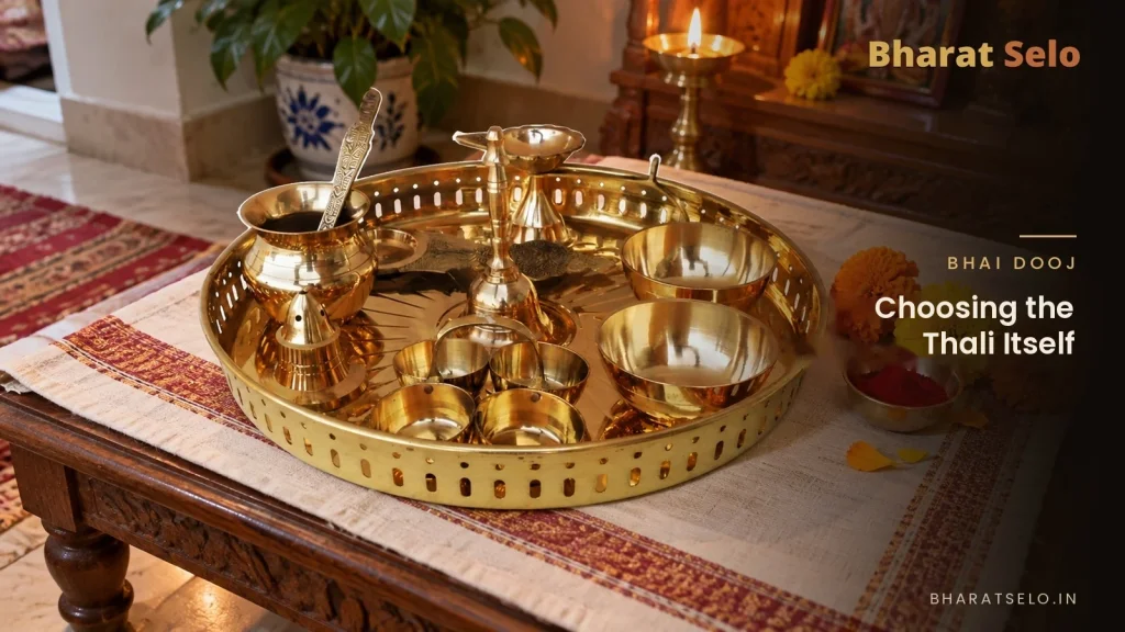 Choosing the Thali Itself