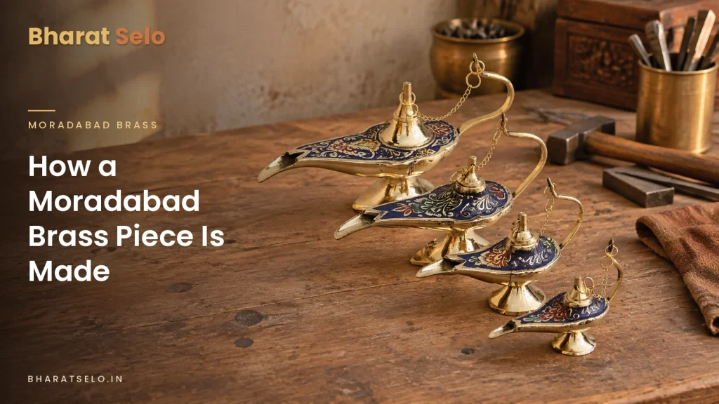 How a Moradabad Brass Piece Is Made