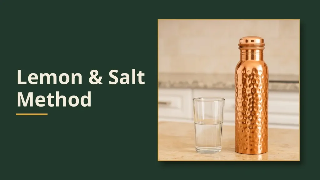 Method 1 Lemon and Salt
