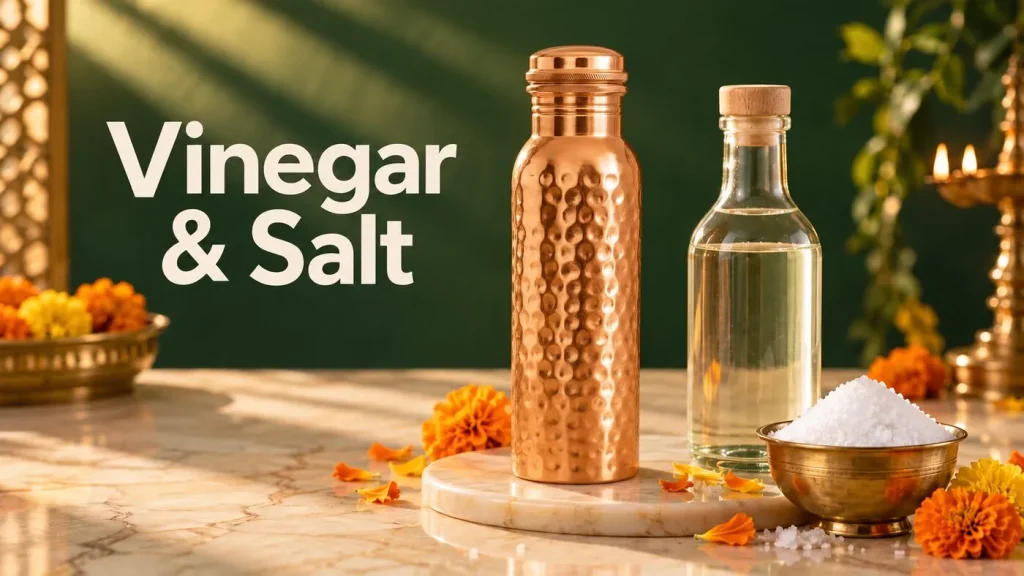 Method 2 Vinegar and Salt
