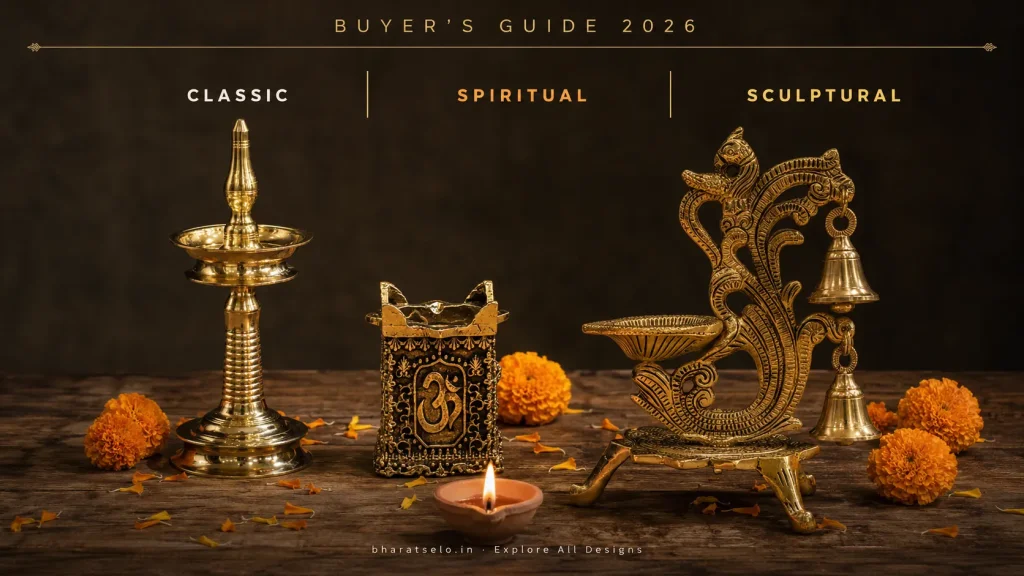 Types of Brass Table Diya Available in India