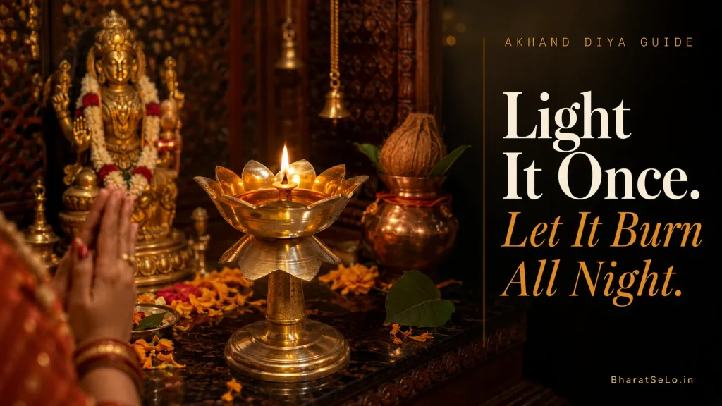 When to Use an Akhand Brass Table Diya