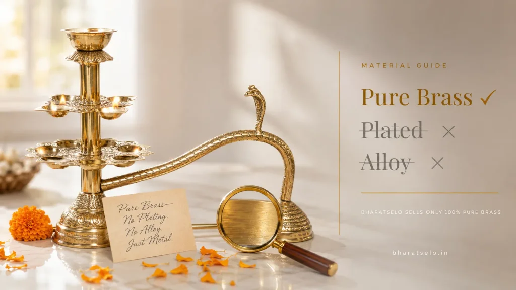 Why Pure Brass Matters – Not Plated, Not Alloy